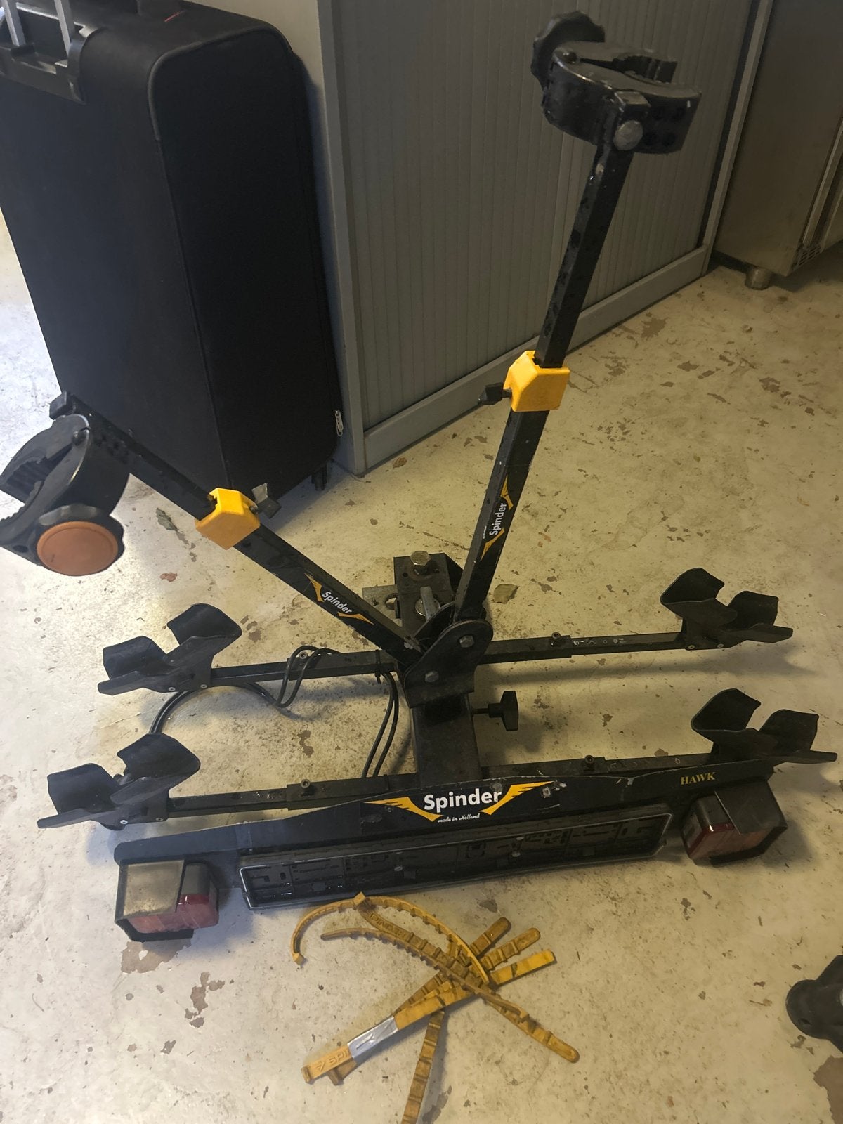 Spinder Hawk RH2F Trekhaak Fietsendrager, Auto diversen, Fietsendragers, Ophalen of Verzenden, 2 fietsen, Gebruikt, Trekhaakdrager