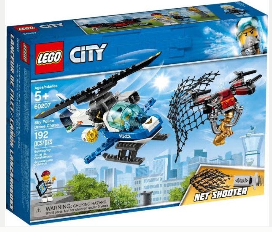 Lego City 60207 - Luchtpolitie drone-achtervolging NIEUW, City, Lego, Nieuw, Ophalen of Verzenden