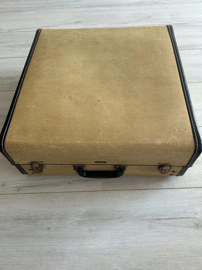 Vintage Madler reiskoffer - Old school charme, Ophalen, Gebruikt, 20 tot 30 cm, Beige