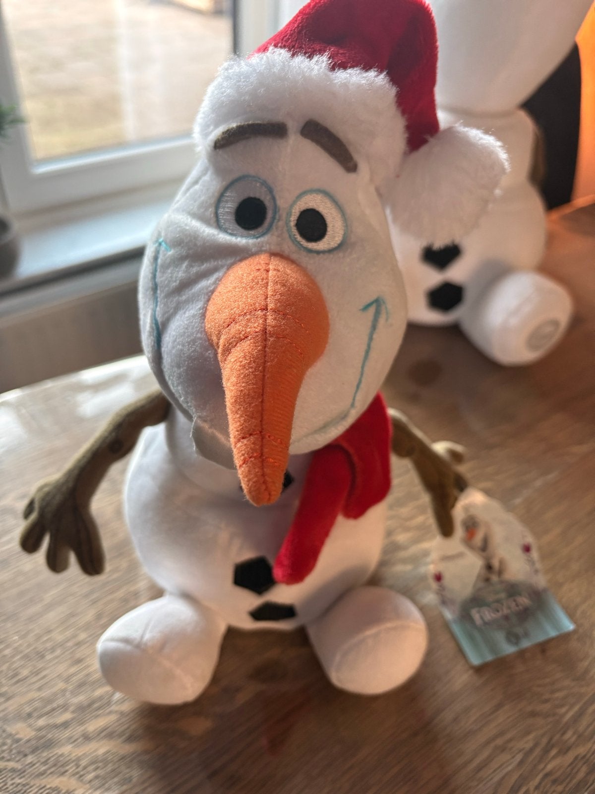 Disney Frozen Olaf knuffel met kerstmuts, Disney, Disney, Overige typen, Nieuw