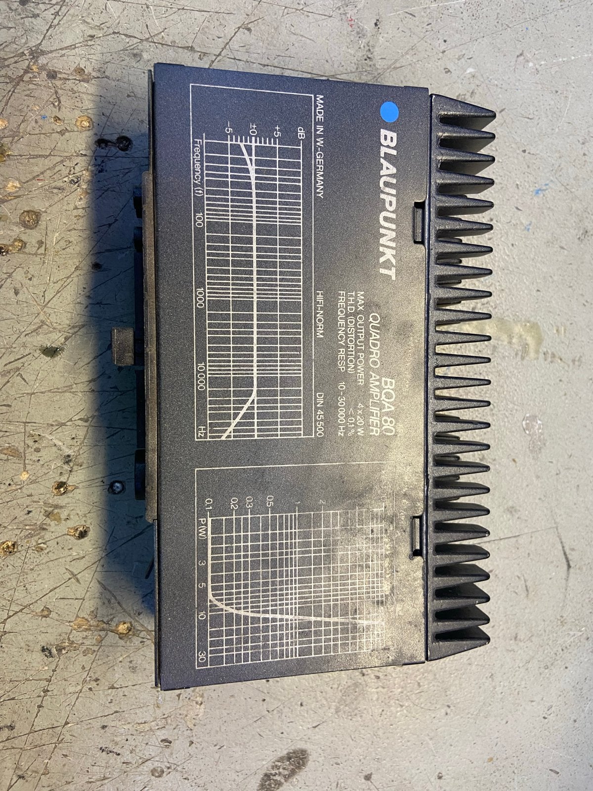 Blaupunkt BQA 80 Quadro Versterker voor Porsche 911, Ophalen of Verzenden, Porsche