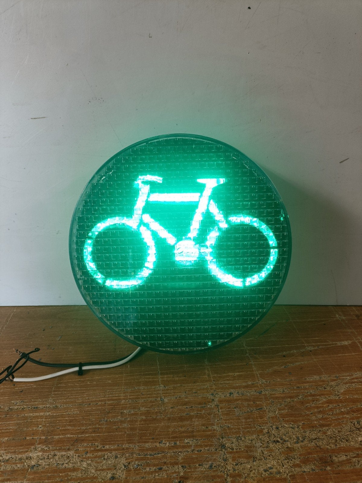 Verkeerslicht FIETS Groen, Groen, Gebruikt, Decoratieobject, Ophalen of Verzenden