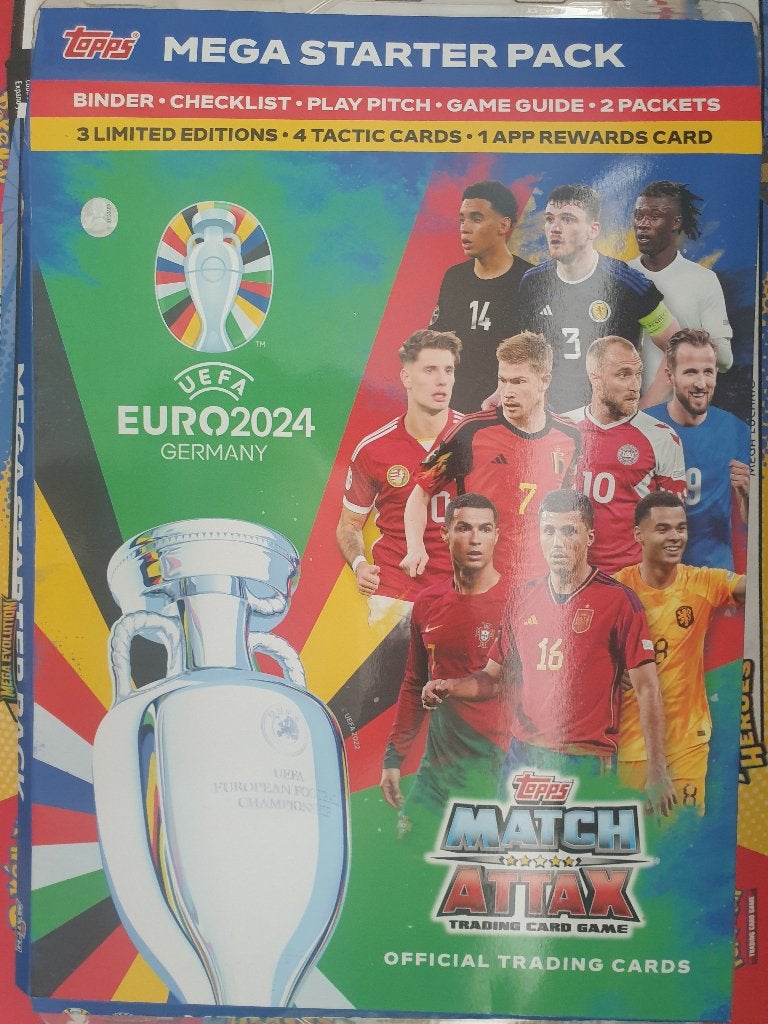 Topps EURO 2024 Match Attax Mega starter pack, Ophalen, Nieuw, Buitenlandse clubs, Overige typen
