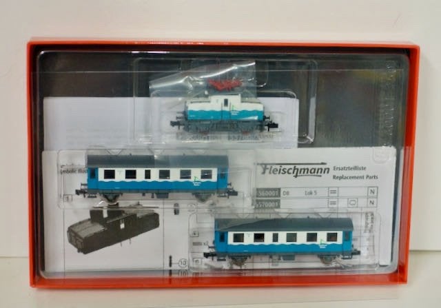 Spur N Fleischmann 5560001 - 3-tlg Set: Zahnradbahn,DSS Neu, Gelijkstroom, Fleischmann, Ophalen of Verzenden, Nieuw
