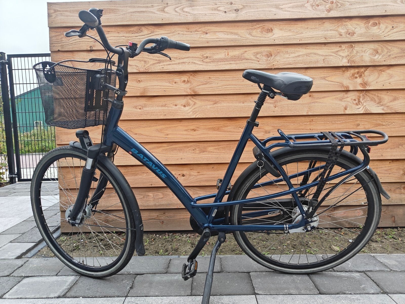 Blauwe Batavus Mambo damesfiets, maat 57 cm, Fietsen en Brommers, Ophalen, Gebruikt, Versnellingen, Batavus
