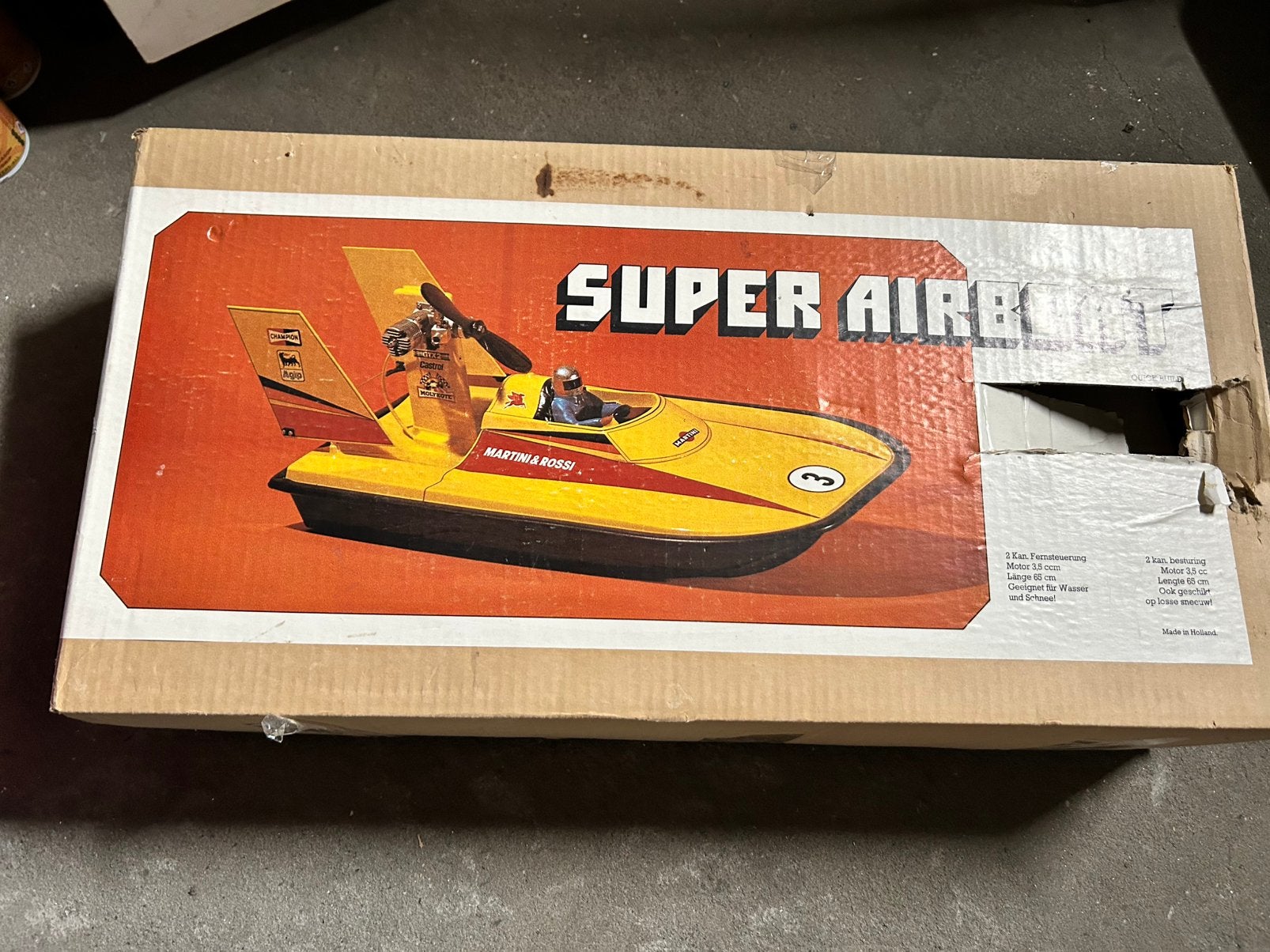 Jaren 80 Air Boat, Ophalen of Verzenden, Gebruikt, Groter dan 1:32, Overige merken