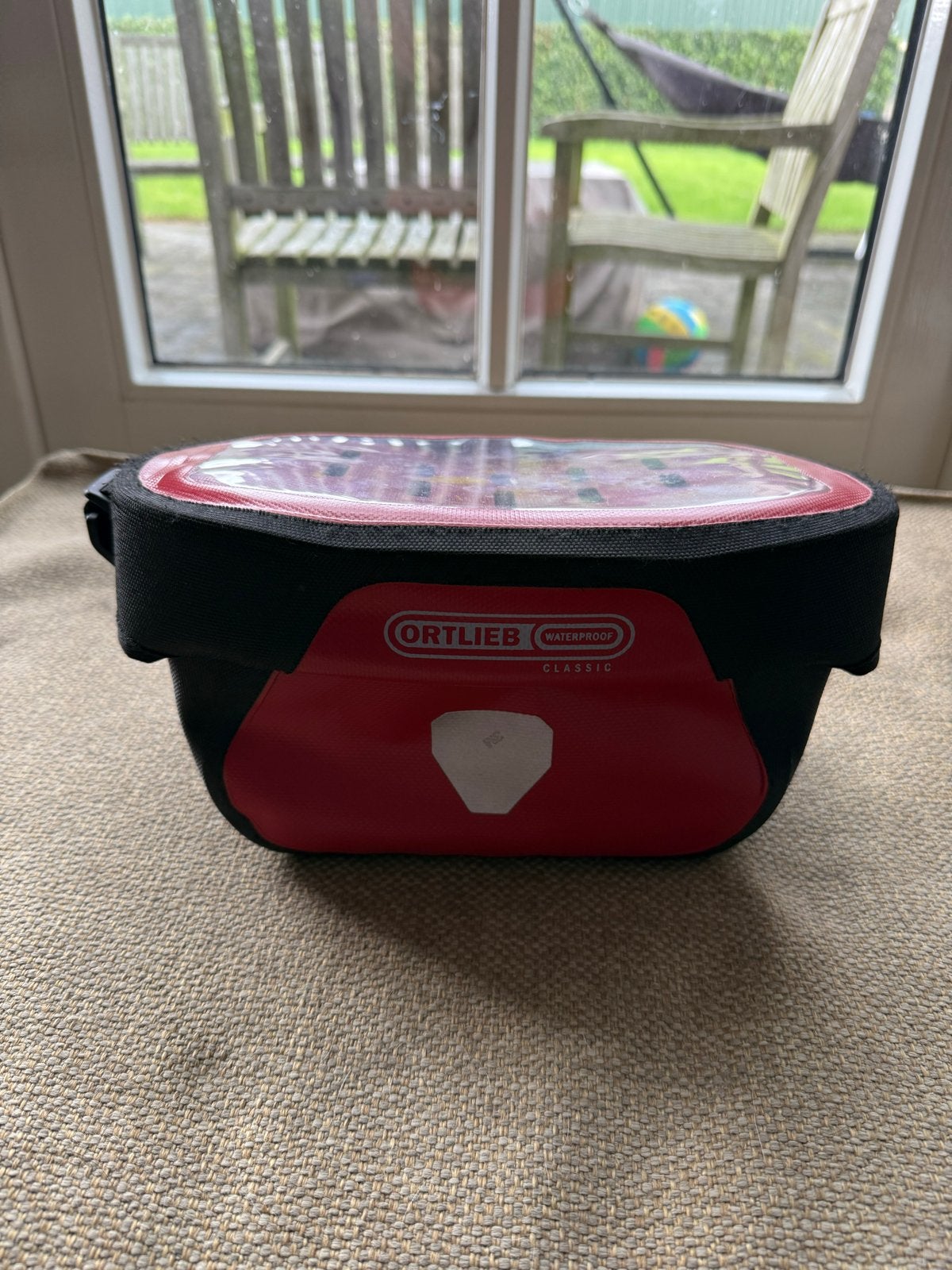 Ortlieb Classic Stuurtas -Rood Waterdicht en Praktisch, Fietsen en Brommers, Ophalen of Verzenden, Zo goed als nieuw