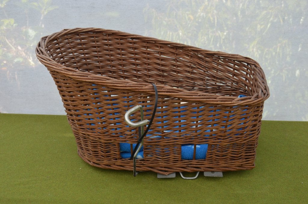 hondenfietsmand Basil Silvolde Holland riet 50 cm lang/30cm, Basil, Ophalen of Verzenden, Gebruikt, Hondenfietsmand