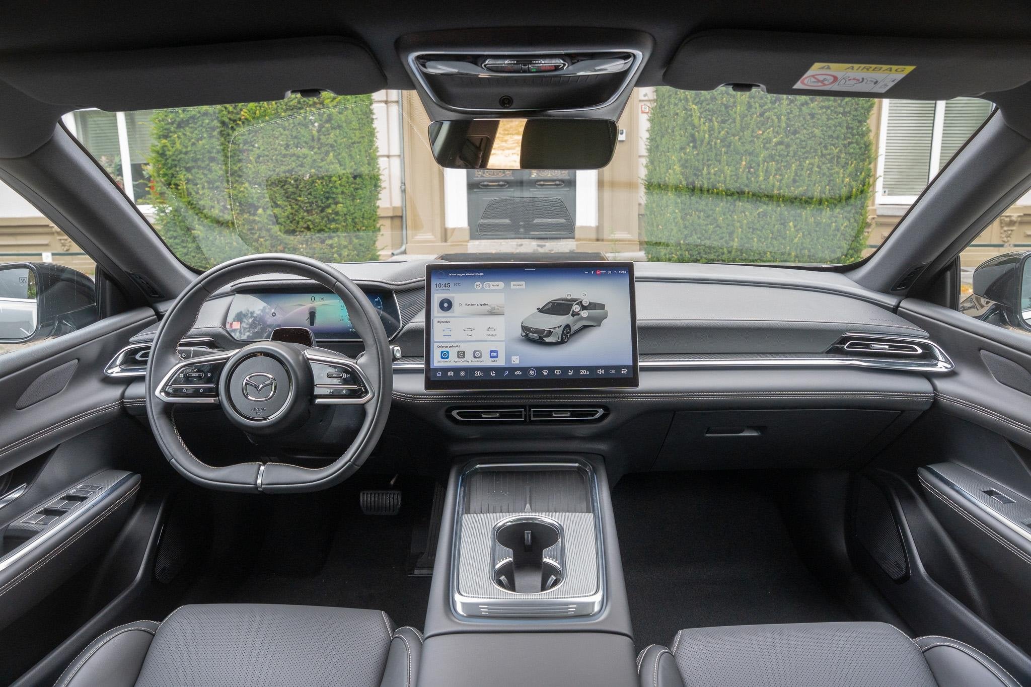 Mazda 6e Takumi Long Range 80 kWh PANO | LEDER | STOELVENTI, Auto's, Mazda, Automaat, Achterwielaandrijving, 80 kWh, 6e