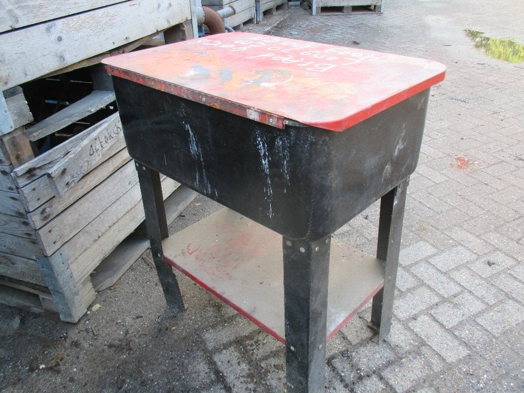 ontvettingsbak, Ophalen, Gebruikt, Elektrisch