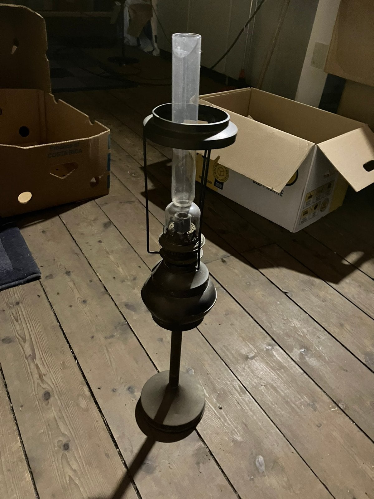 Oude staande olielamp Daalderop Tiel, Ophalen of Verzenden