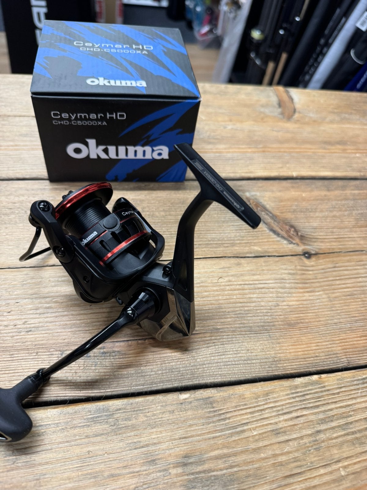 nieuwe okuma ceymar hd 5000 molens, dit loopt super !, Watersport en Boten, Hengelsport | Roofvissen, Ophalen of Verzenden, Nieuw