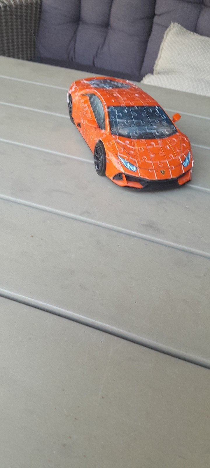3D Puzzel Lamborghini Huracán EVO - Oranje, Kinderen en Baby's, Speelgoed | Educatief en Creatief, Ophalen of Verzenden, Zo goed als nieuw