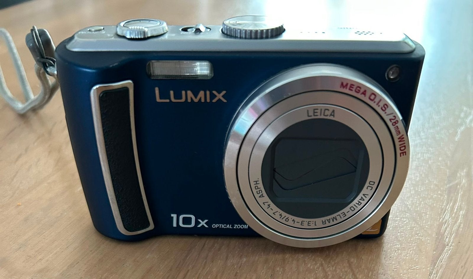 Panasonic DMC TZ5 + hoesje, extra batterij, batterijoplader, Audio, Tv en Foto, Fotocamera's Digitaal, Panasonic, 10 megapixels