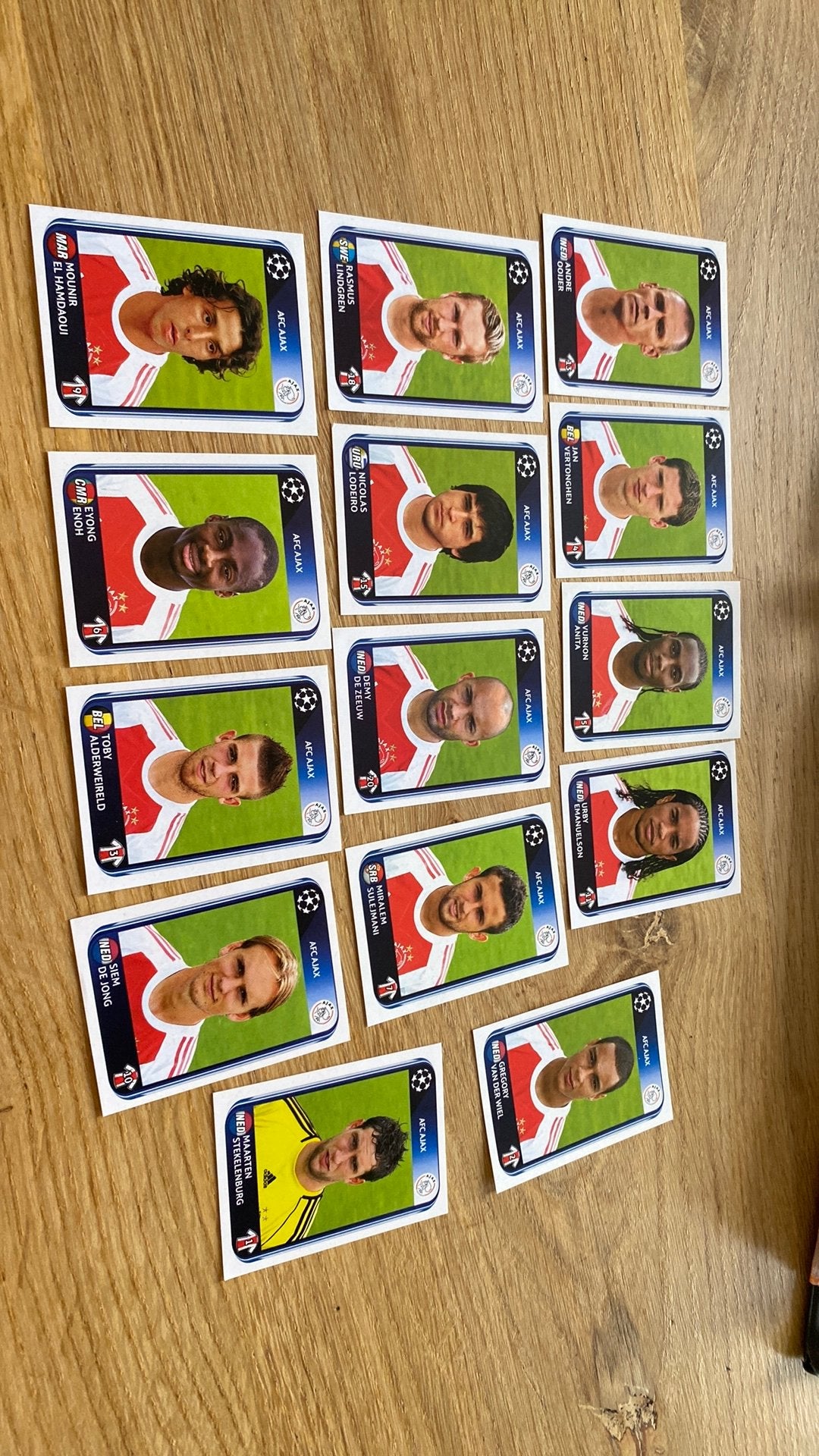 Panini ajax 2010, Ophalen of Verzenden, Zo goed als nieuw, Ajax, Poster, Plaatje of Sticker
