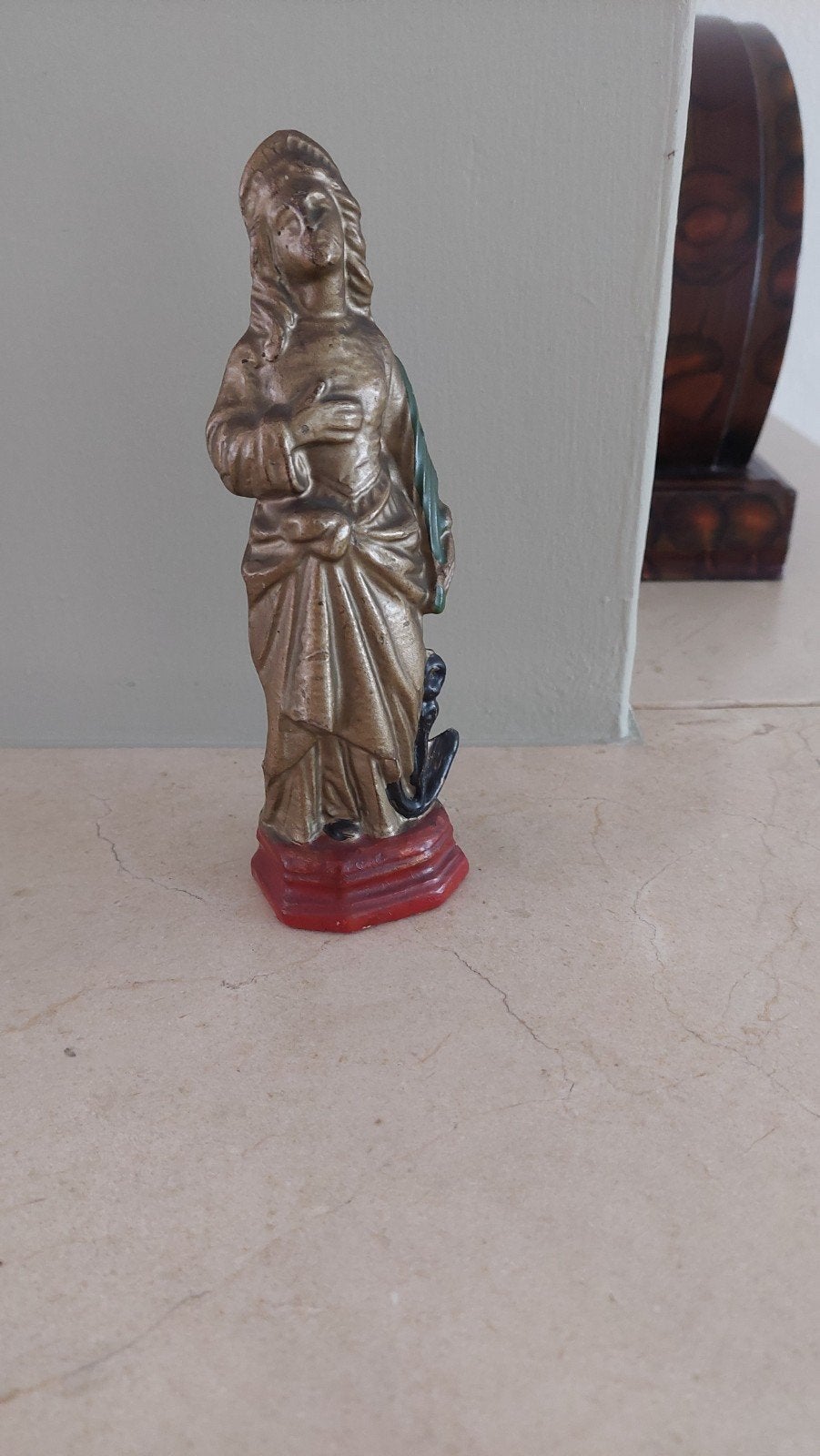 Beeldje rond 1900 godin Fortuna of Tyche., Ophalen of Verzenden