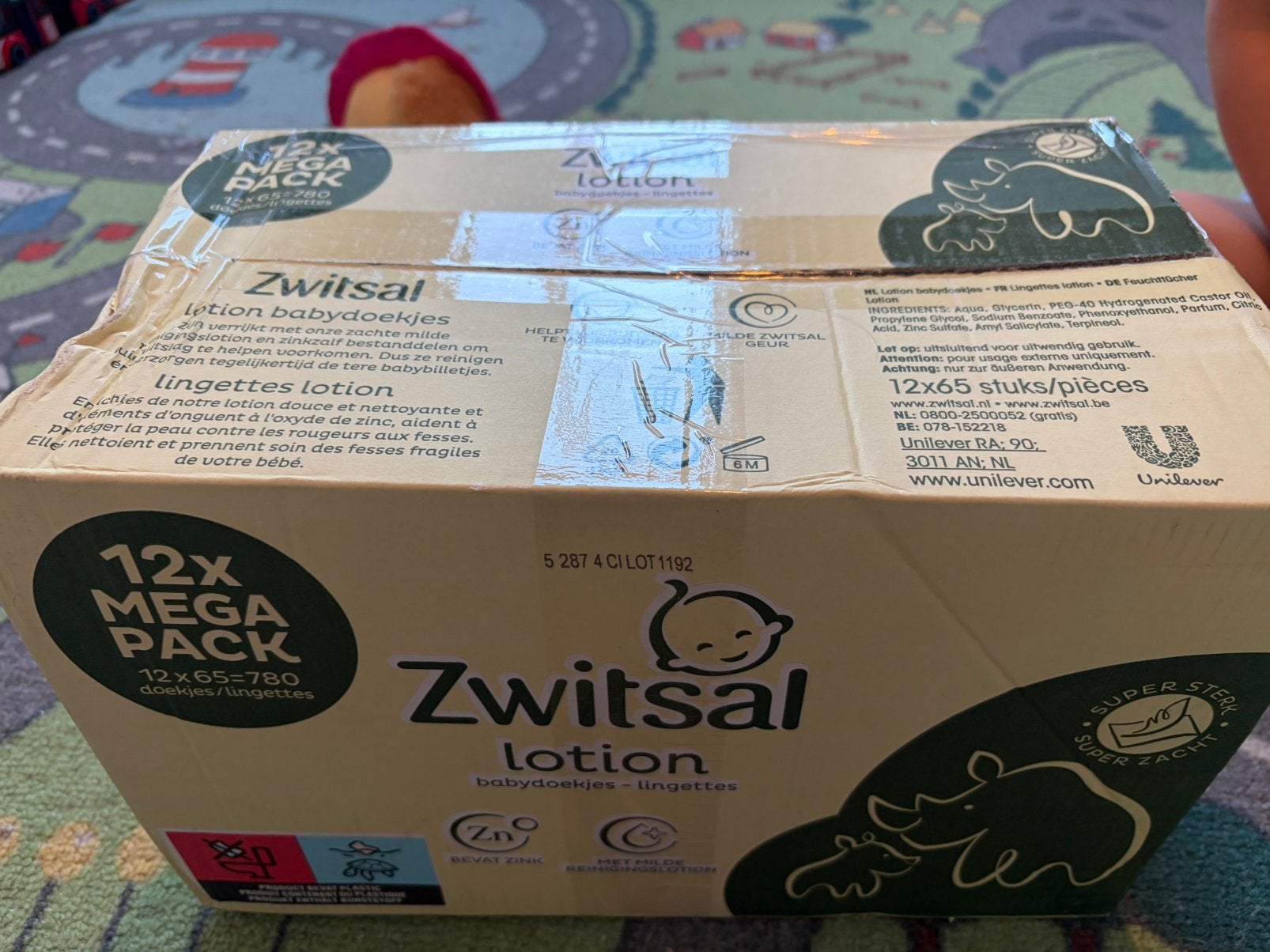Doos vol zwitsal billendoekjes 12 stuks, Ophalen, Nieuw
