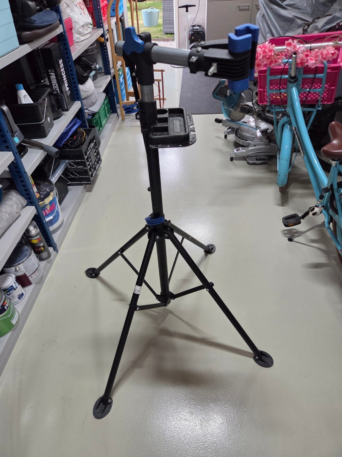 Lidl fiets reparatiestandaard, Ophalen, Gebruikt