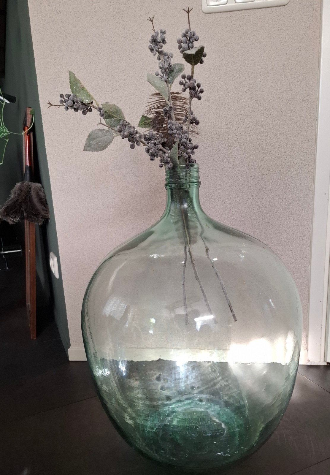 Grote gistfles / wijnfles - 63cm hoog, 45cm diameter, Ophalen