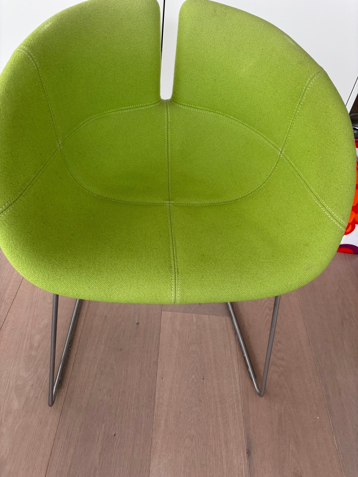 Moroso Fjord Lime Eettafelstoelen - Set van 4 in goede staat, Ophalen, Gebruikt, Overige kleuren, Vier