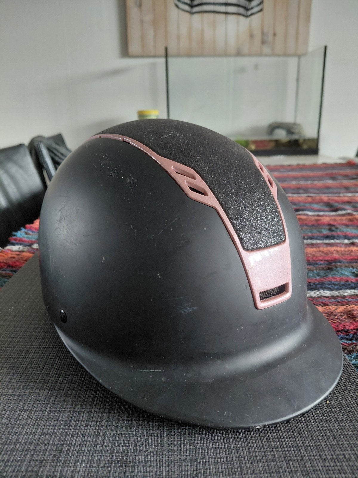 horka cap roze glitter mt 55, Dieren en Toebehoren, Gebruikt, Kinderen, Horka, Sierdetails