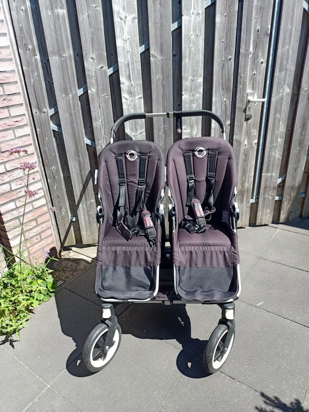 Complete Bugaboo Donkey Duo Base v1.1 Black - Incl. Extra's!, Ophalen, Gebruikt, Bugaboo, Combiwagen