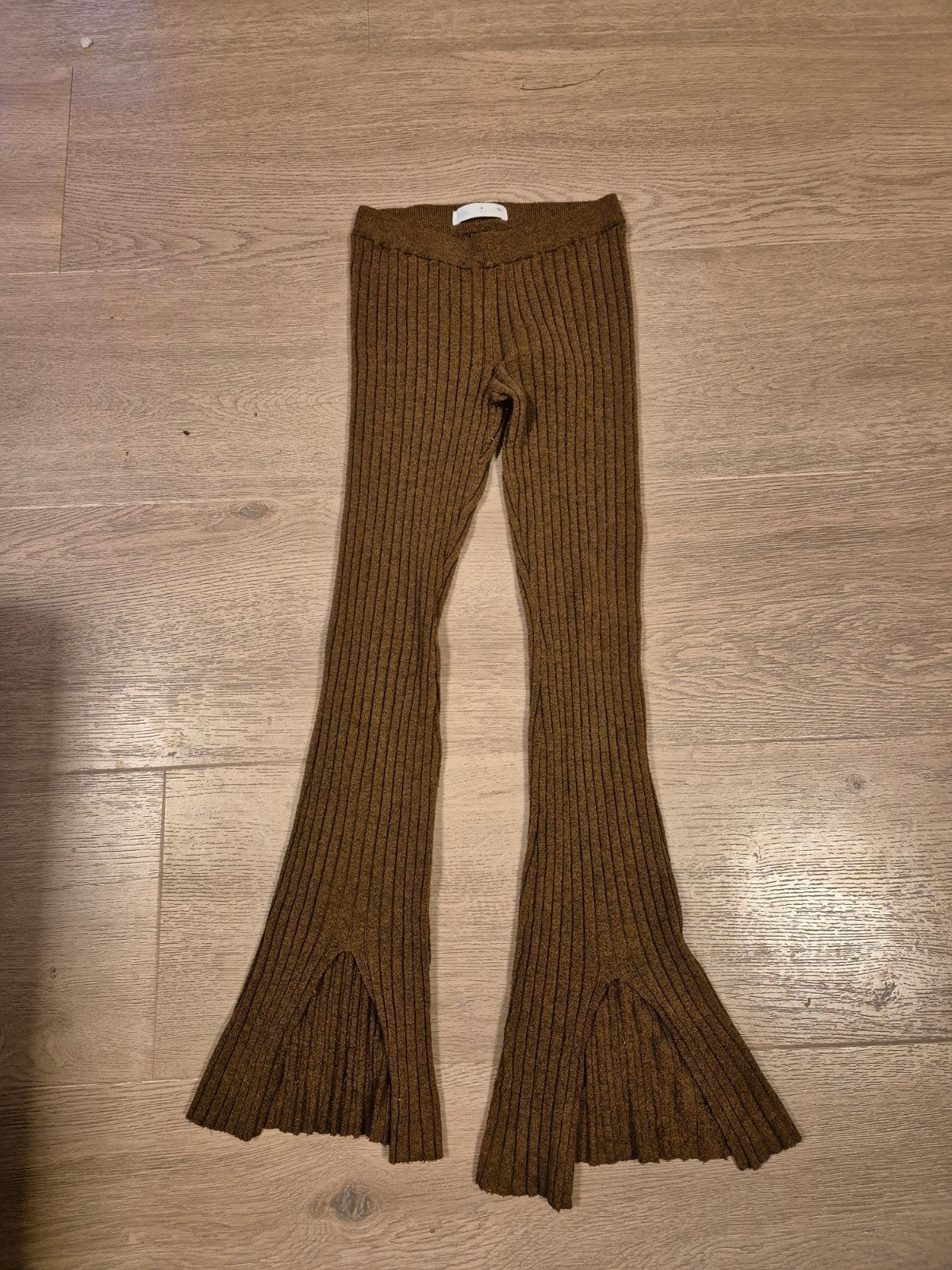 Bruine legging maat 134, Kinderen en Baby's, Kinderkleding | Maat 134, Ophalen of Verzenden, Zo goed als nieuw, Meisje, Broek