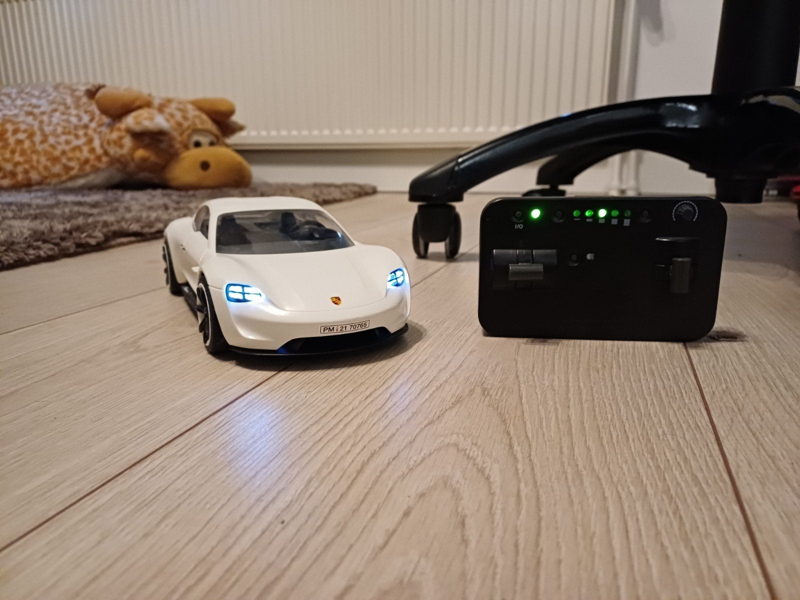 Playmobil Porsche Taycan Turbo S met afstandsbediening, Ophalen