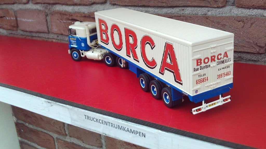 Tekno  Mack  F700  van  Borca  uit  Frankrijk., Ophalen of Verzenden, Nieuw, Bus of Vrachtwagen, Tekno