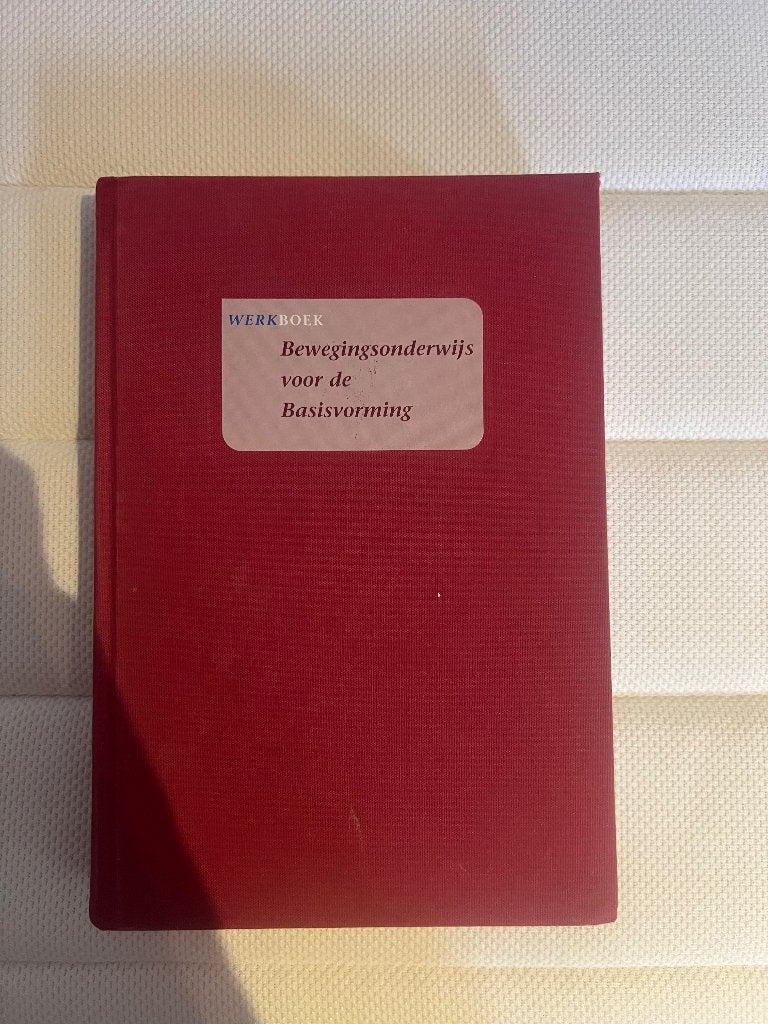 Bewegingsonderwijs voor de basisvorming, Boeken, Onbekend, Overige vakken, Verzenden, Zo goed als nieuw