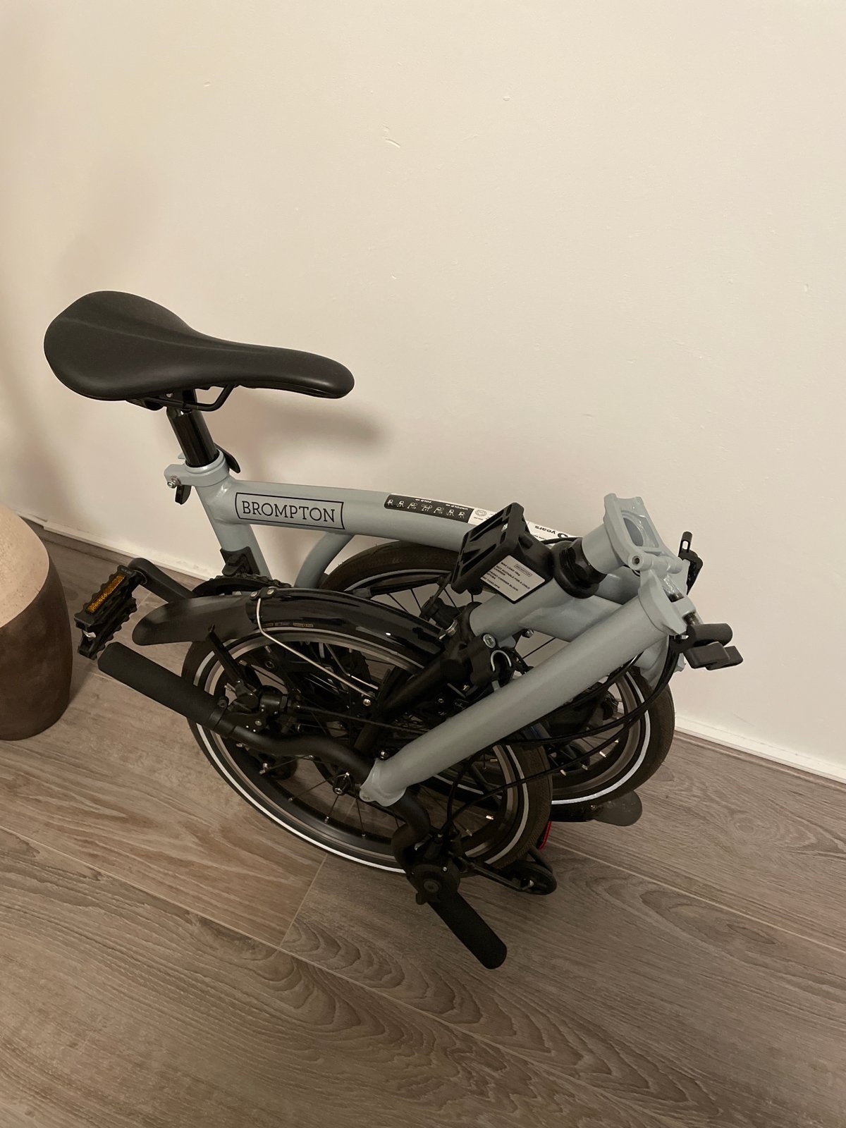 Brompton P-line, 4-gear, Fietsen en Brommers, Fietsen | Vouwfietsen, Ophalen, Brompton, 16 tot 18 inch, Versnellingen