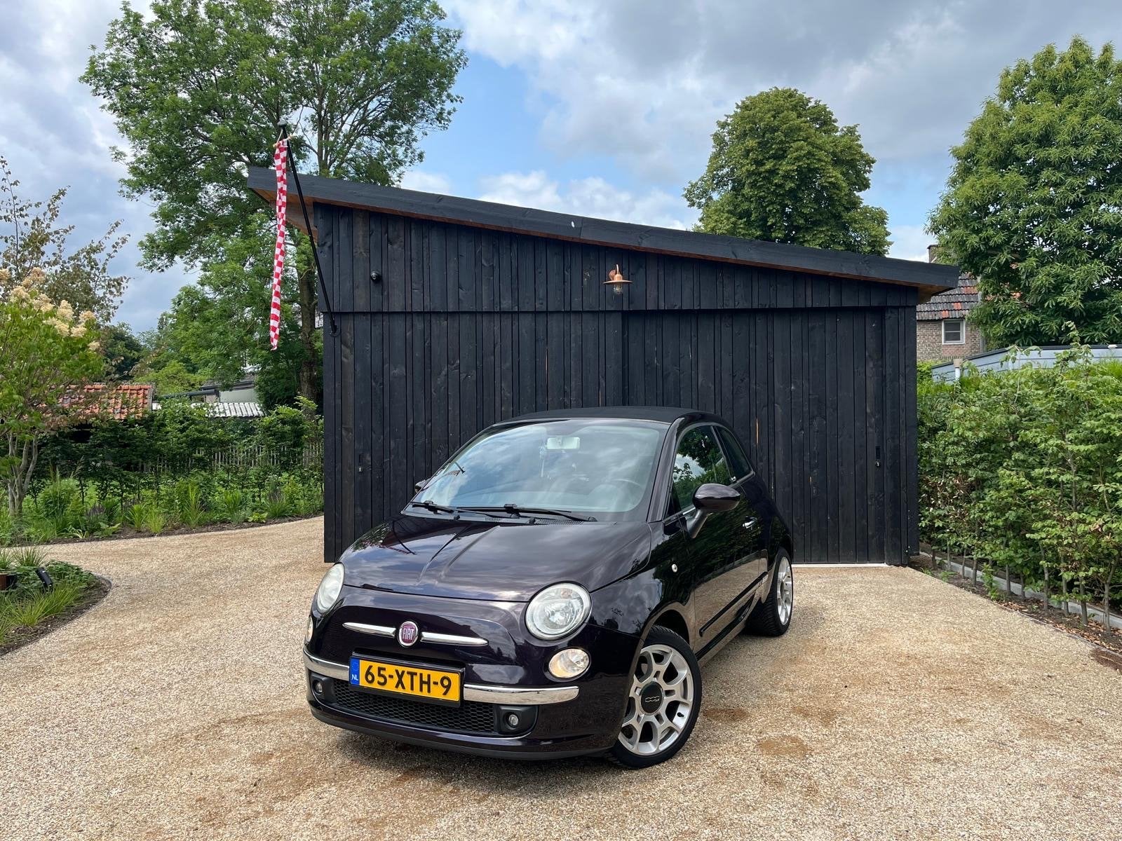 Fiat 500C (cabrio) Turbo Twinair 2012, Stof, Overige kleuren, Cabriolet, Origineel Nederlands