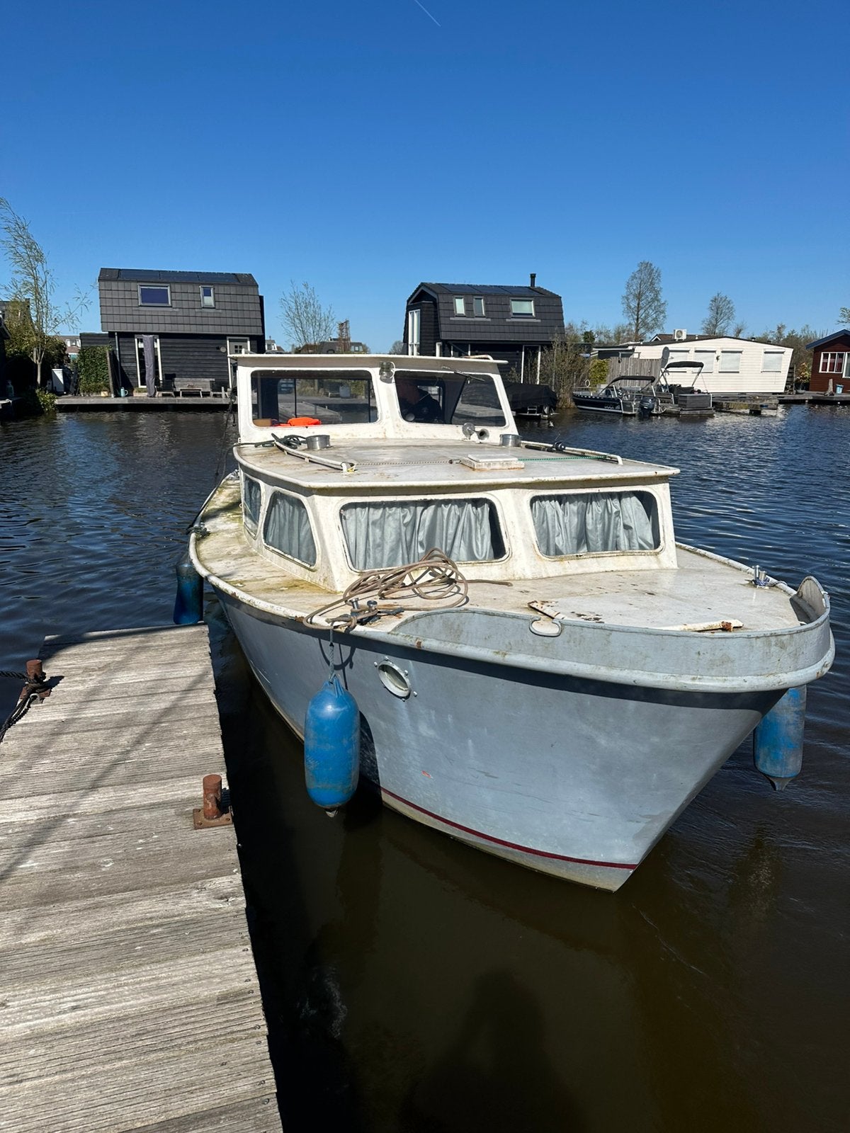 Stalen Kajuit yanmar inboard diesel motor, Watersport en Boten, Motorboten en Motorjachten, Diesel, 80 cm, Zo goed als nieuw, 8 m