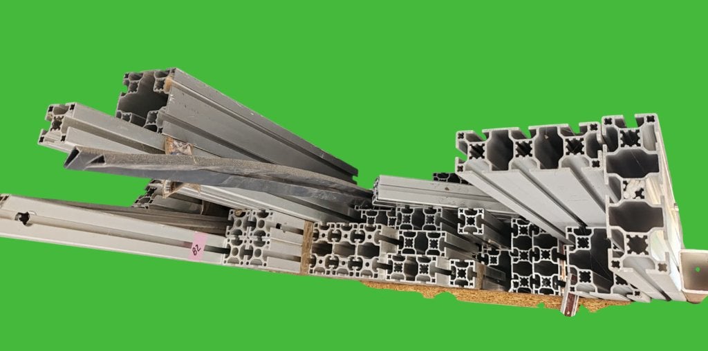 Aluminium profielen (MayTec) te koop, Ophalen, Overige materialen, Gebruikt, Overige typen