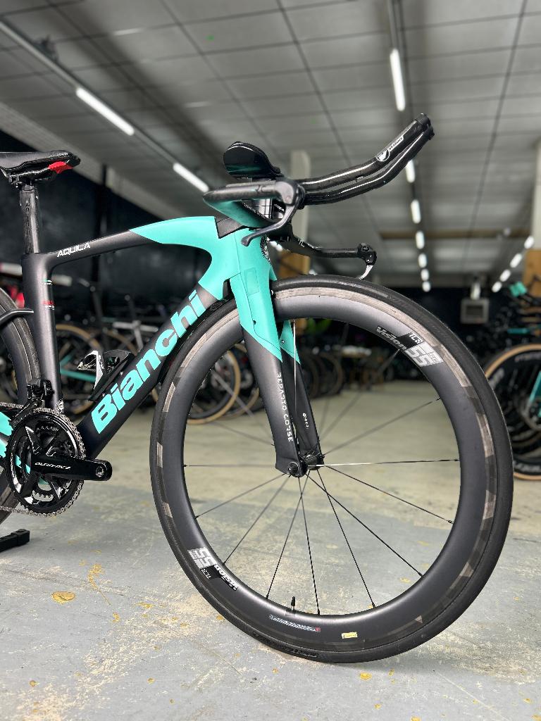 Bianchi Aquila CV Di2 Carbon Racefiets, Ophalen, Zo goed als nieuw, Overige typen