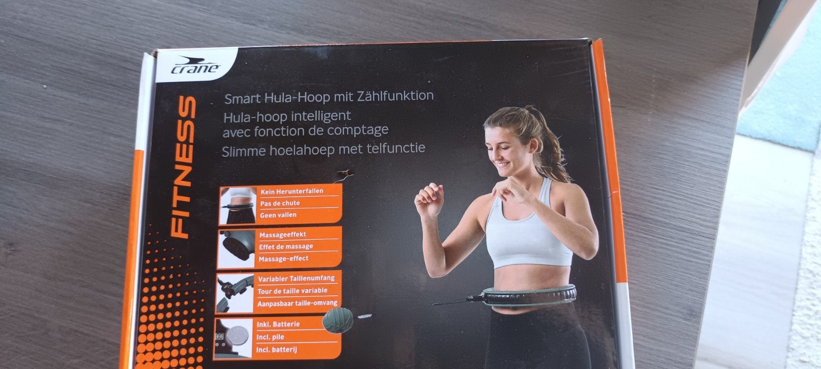 Crane Smart Hula-Hoop met Telfunctie - Nieuw in Doos, Sport en Fitness, Ophalen of Verzenden, Nieuw, Buik, Overige typen