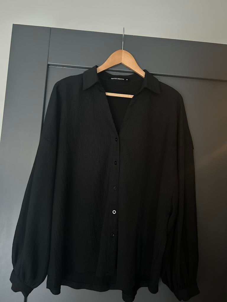 Fijne zwarte top Guts&Gusto maat M te koop, Verzenden, Zo goed als nieuw, Maat 38/40 (M), Zwart