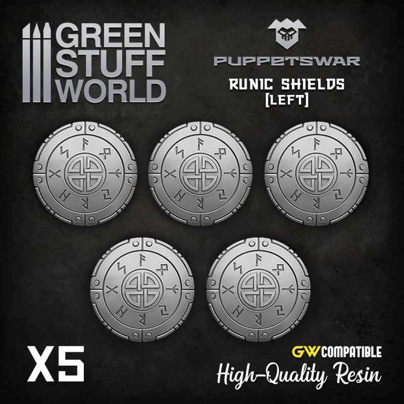 Runic Shields S315 Schilden Wargames, Hobby en Vrije tijd, Wargaming, Verzenden, Spanje, GSW, Info@sceneryenzo.nl