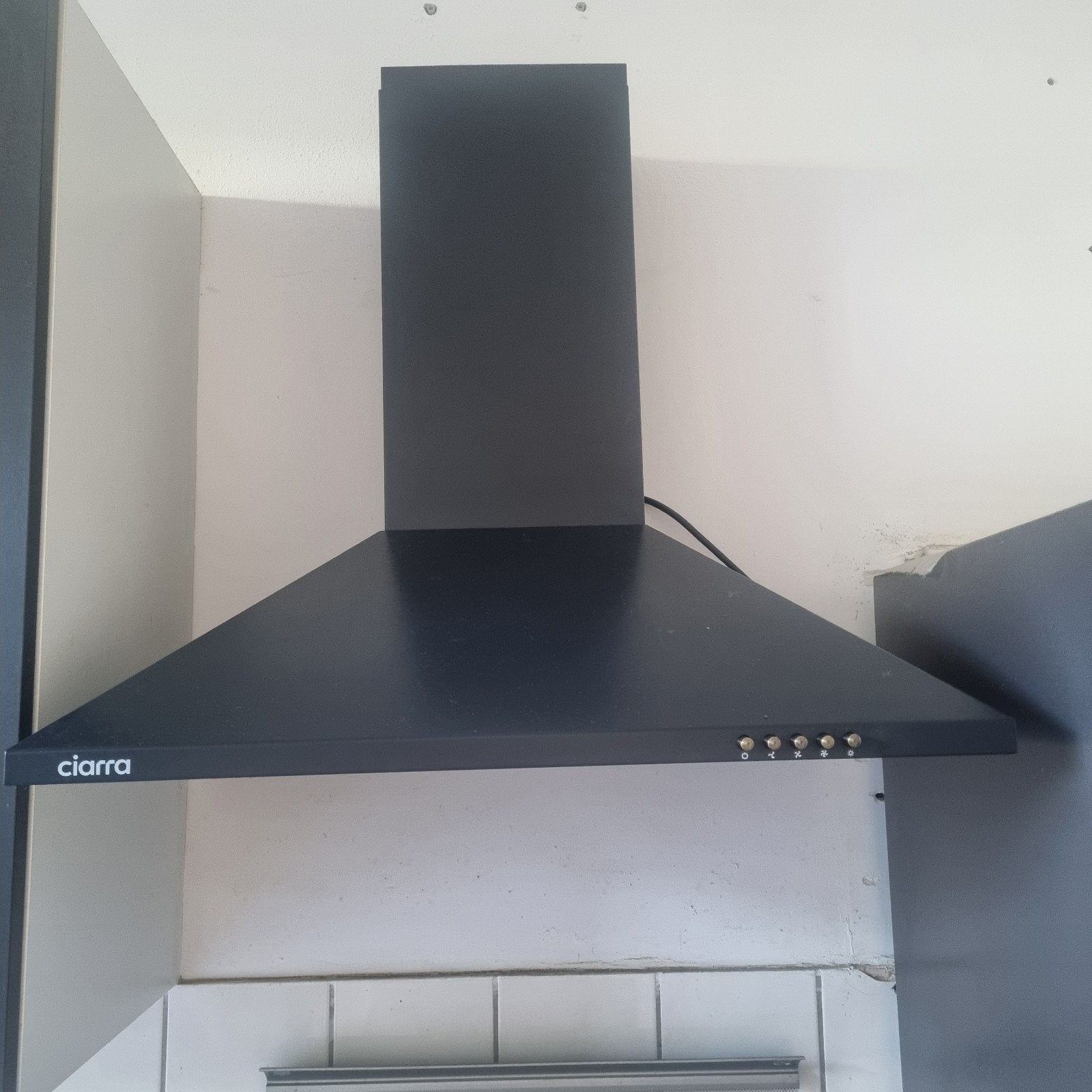 Nieuwe Ciarra afzuigkap – 60 cm – Zwart, Witgoed en Apparatuur, Afzuigkappen, Ophalen of Verzenden