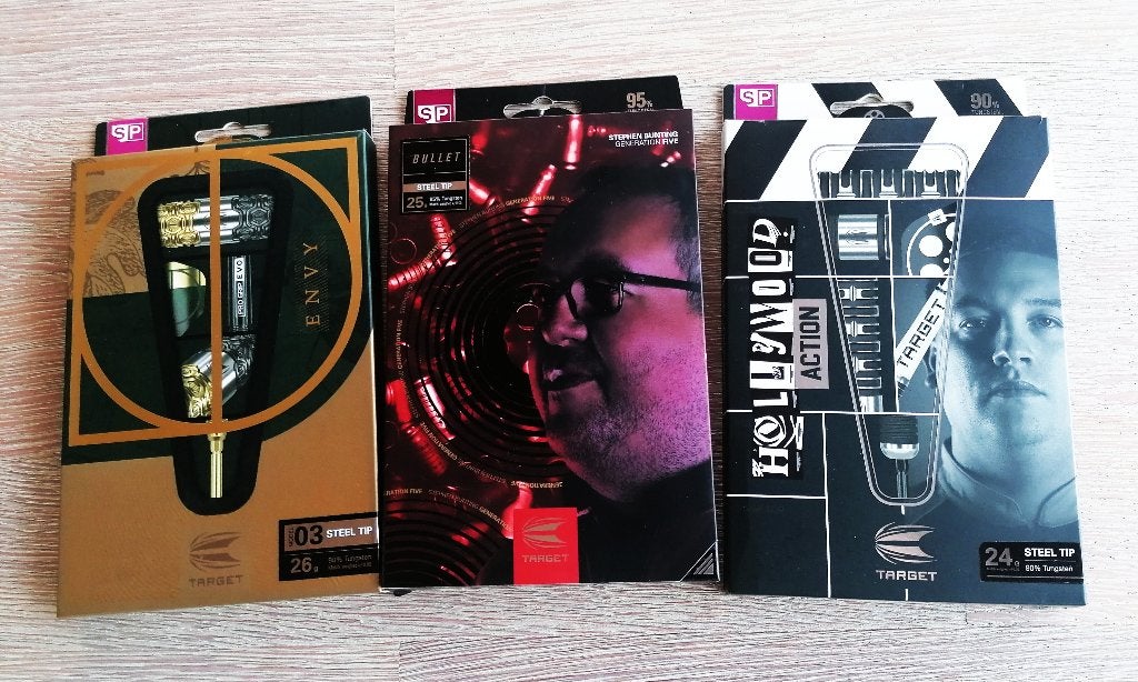 3 Target Swiss Points Sets Cult Envy ,Bunting & Dobey., Sport en Fitness, Darts, Ophalen of Verzenden, Nieuw, Pijlen