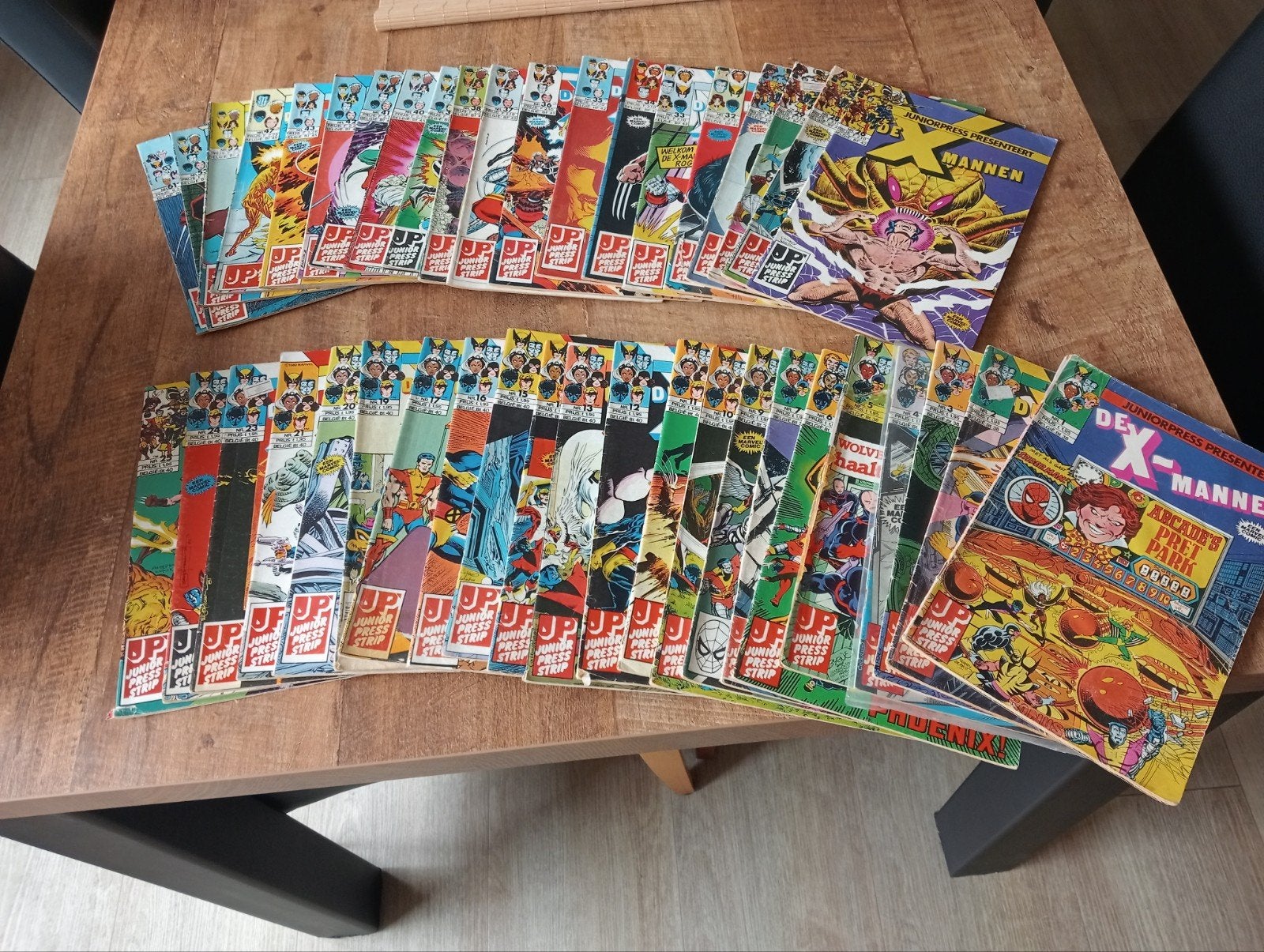 Grote collectie Juniorpress X-Men stripboeken, Boeken, Meerdere stripboeken, Ophalen of Verzenden
