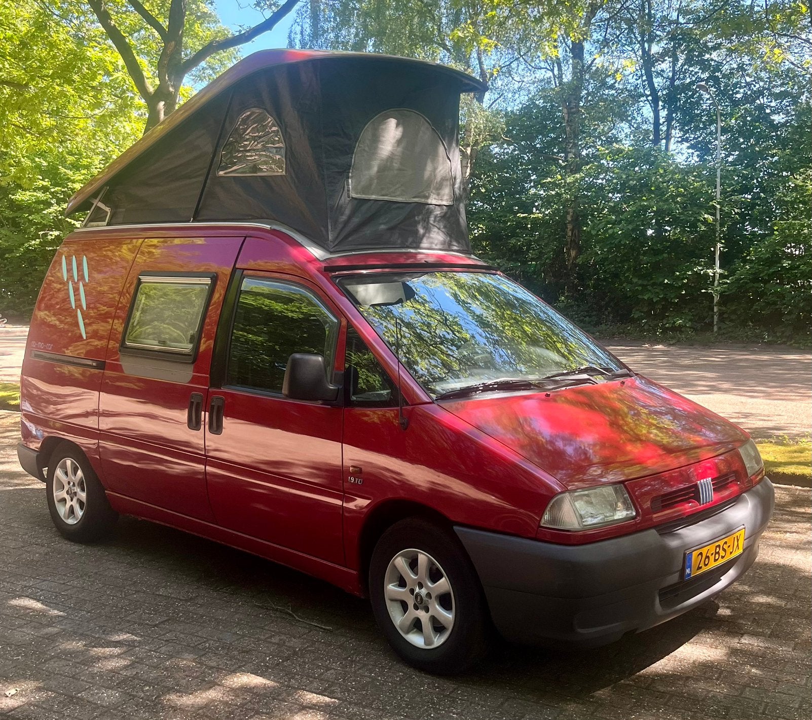 CO-MO-CAR LA STRADA AIRCO MINI CAMPER 1.9 TURBO DIESEL!, Overige merken, Buscamper of Camperbus, Ringverwarming, Fiat