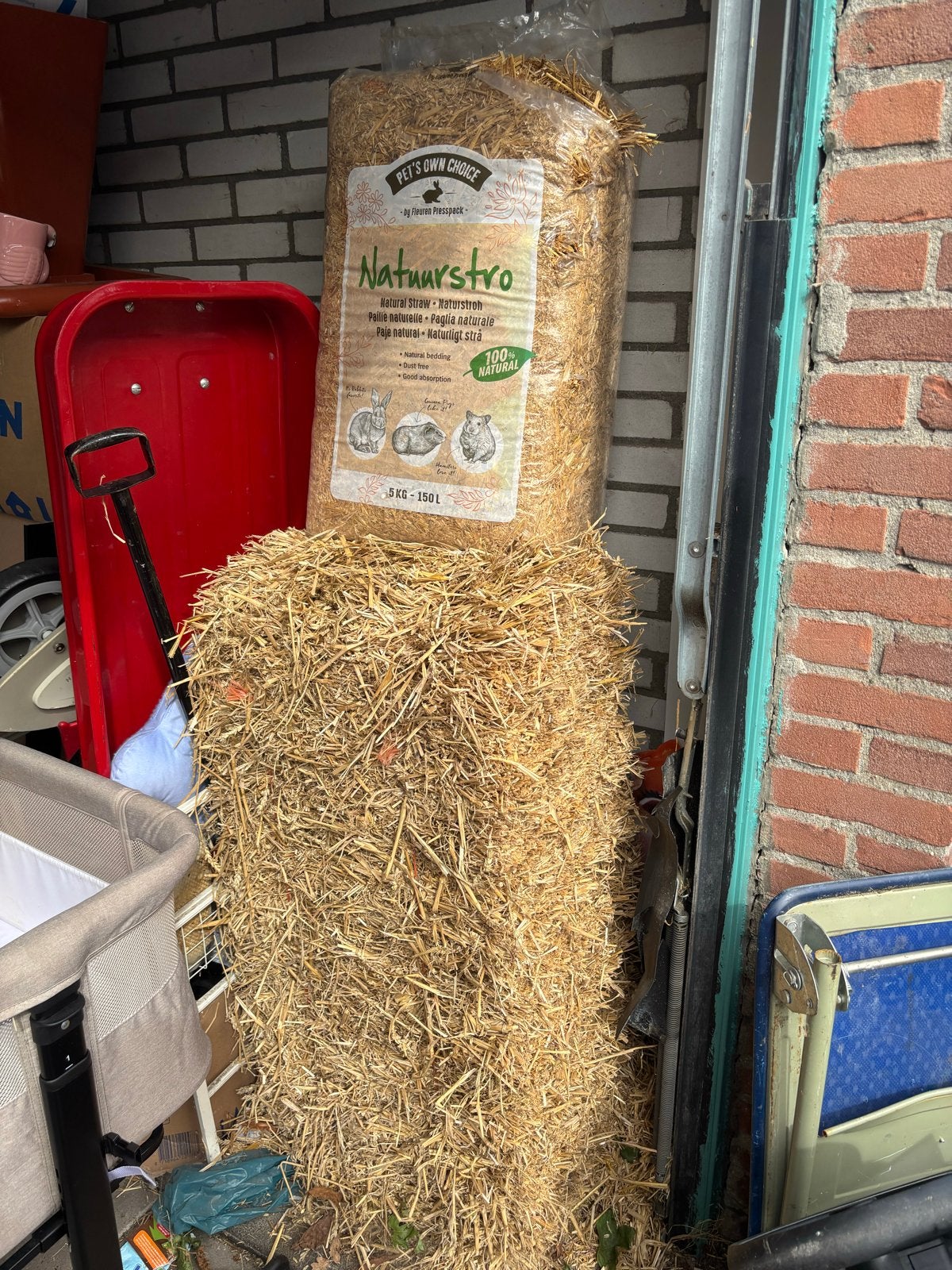 Twee stro balen, Dieren en Toebehoren, Ophalen, Nieuw, Overige typen