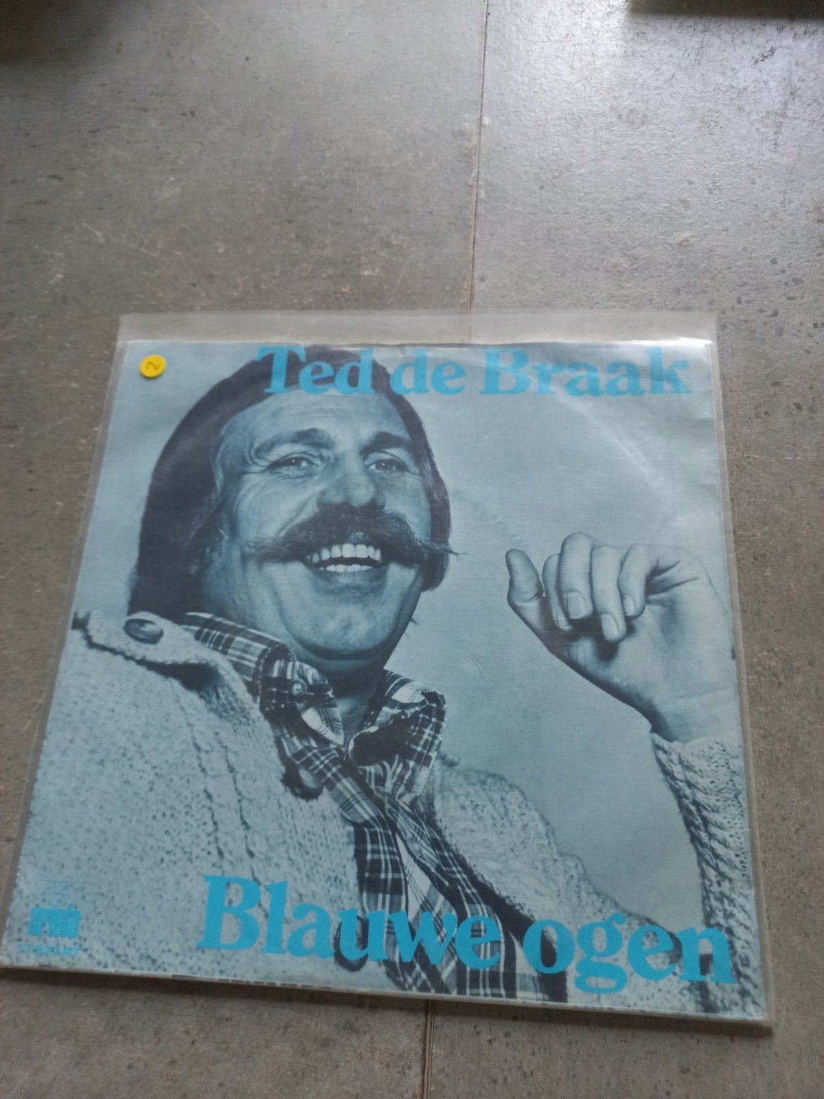 Ted de Braak - Blauwe Ogen (Vinyl Single), Ophalen of Verzenden, Gebruikt, 7 inch