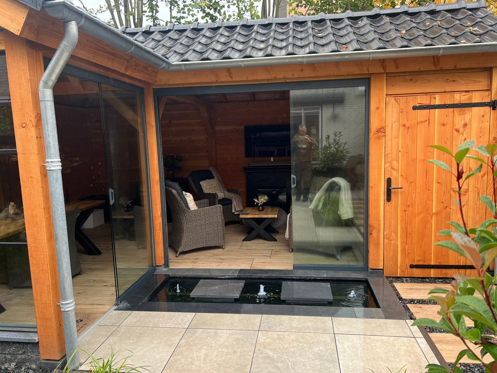Overkappingen/tuinhuis/carport/boothuis/kapschuur enz enz, Ophalen of Verzenden, Zo goed als nieuw, 500 cm of meer, 3 ramen of meer