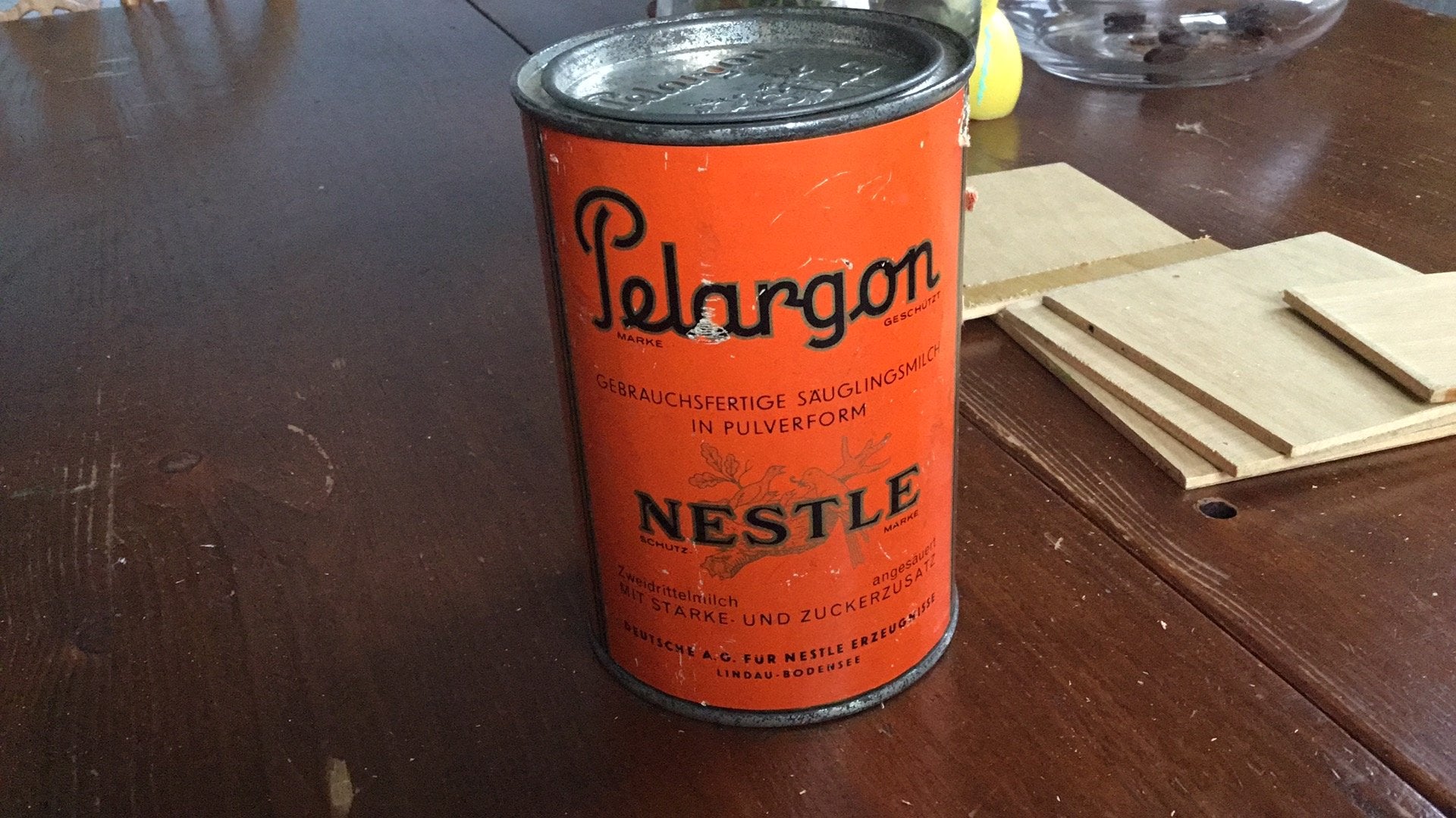 Blik nestle pelagrom jaren 40, Ophalen of Verzenden