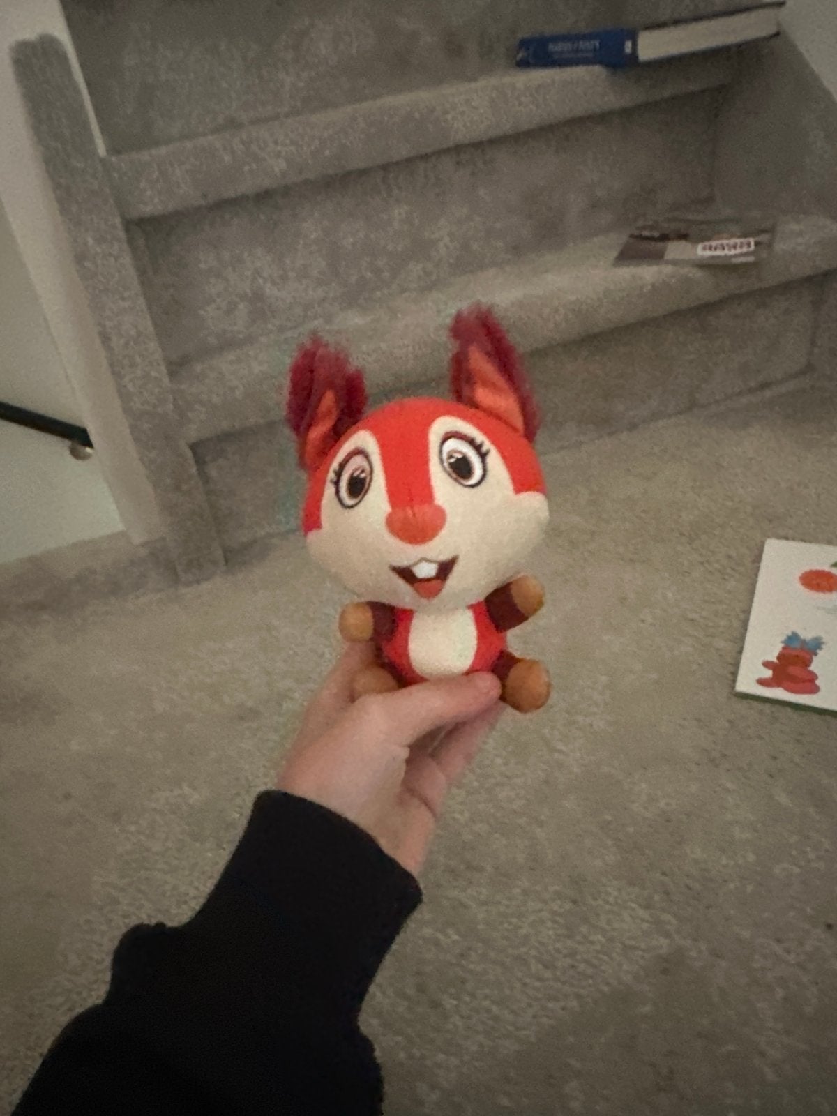 Leuke knuffels: Eekhoorn en Hertje, Oranje, Overige typen, Ophalen of Verzenden, Zo goed als nieuw