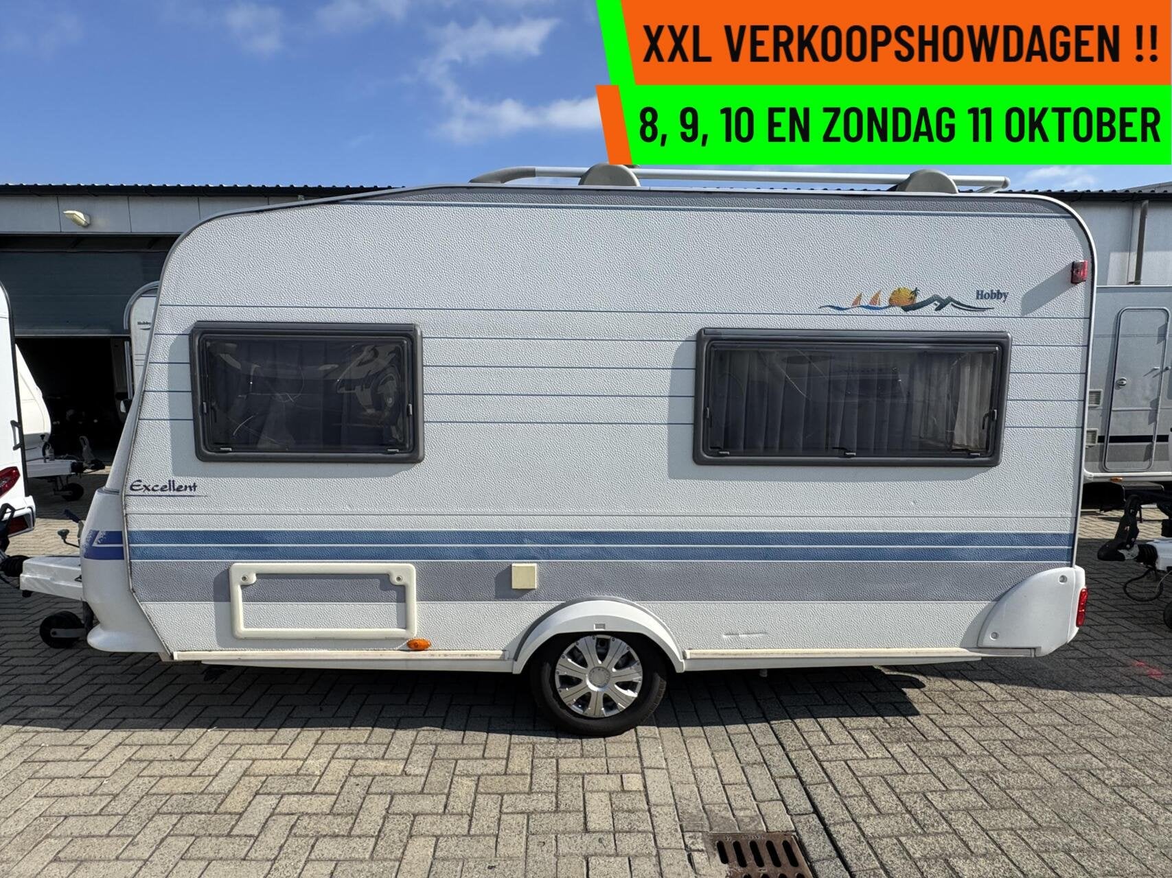 Hobby ExcellenT 400 SF, DWARSBED, TREINZIT, VOORTENT, Hobby, Bedrijf, Treinzit, 750 - 1000 kg