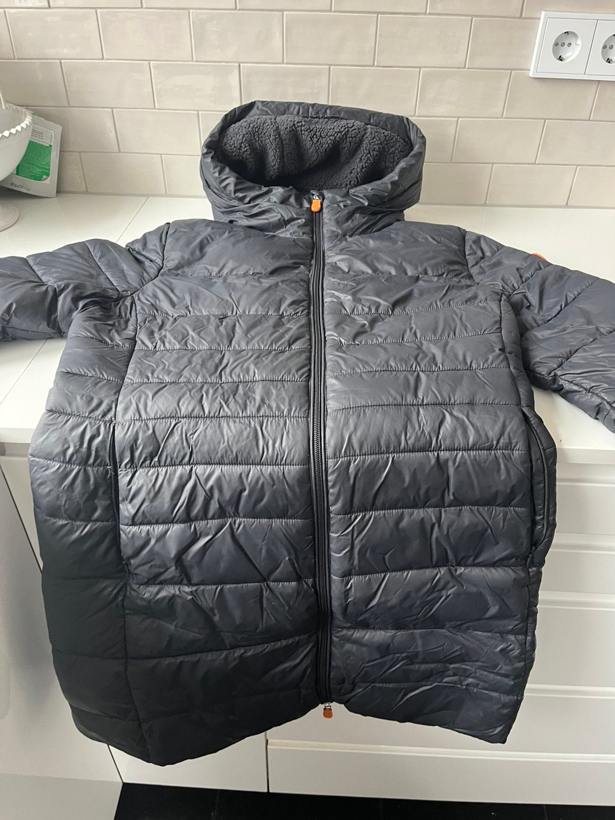Save The Duck dons jas, Kleding | Dames, Ophalen of Verzenden, Gedragen, Maat 46/48 (XL) of groter, Zwart