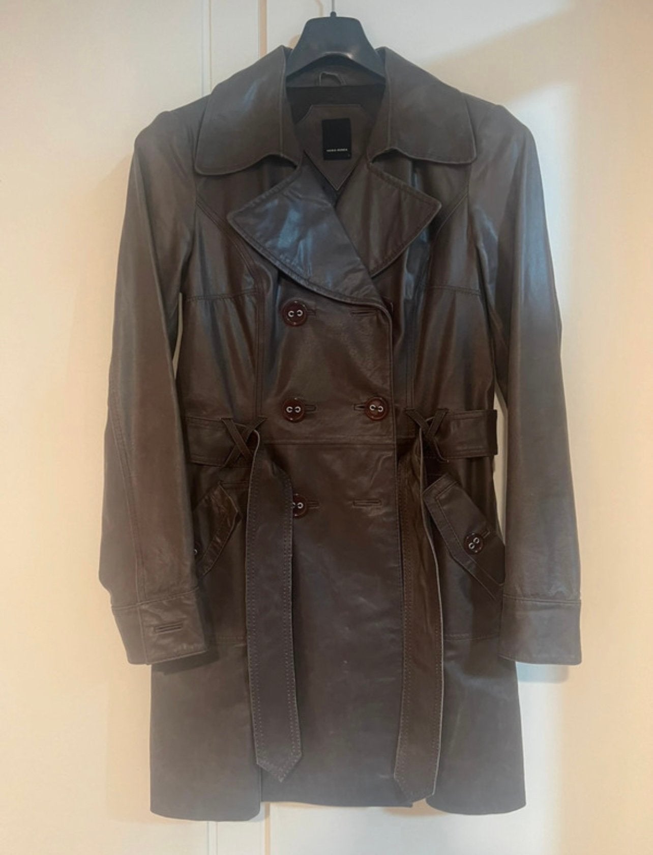 Vero Moda leren jas maat L, Verzenden, Zo goed als nieuw, Maat 42/44 (L), Bruin